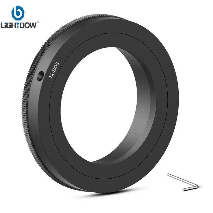 Lightdow-Bague d'adaptation d'objectif T2 T