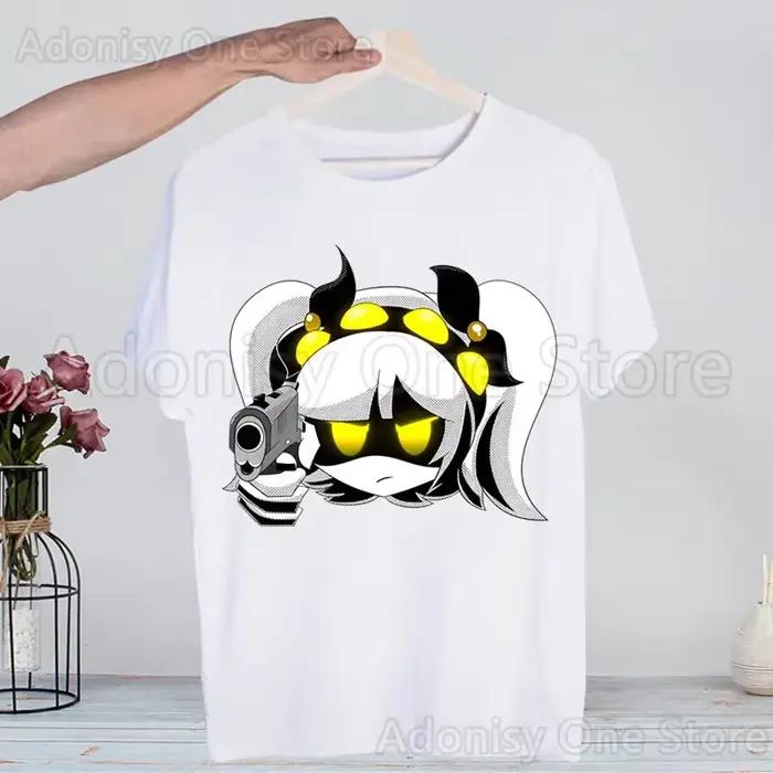 Meurtre Drones mode homme T-shirt été mode T-shirt décontracté blanc drôle dessin animé imprimé T-shirt Hip Pop hauts T-shirt