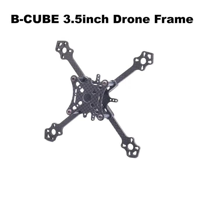 B-CUBE 3.5 pouces FPVDrone cadre Kit Fiber de carbone course Drone quadrirotor Freestyle INAV Beatflight F722Ardupilot PX4Flight Control