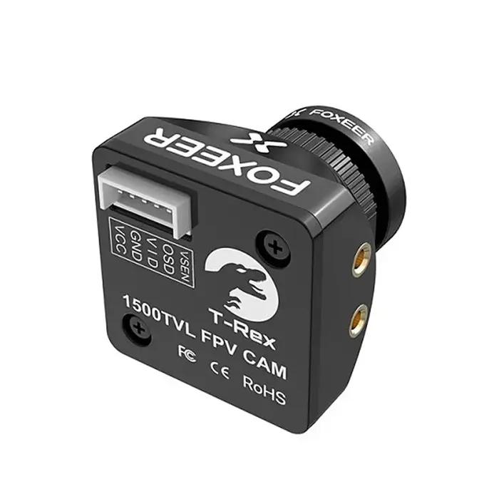 FOXEER T-REX Micro/Mini 1500TVL 6ms caméra 0.001Lux Super OSD WDR 4:3 16:9 PAL/NTSC commutable temps complet pour Drone RC FPV