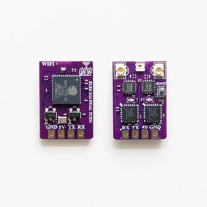 Récepteur de diversité ELRS 2.4G avec double antenne intégrée pour avions et véhicules télécommandés longue portée occasions spéciales