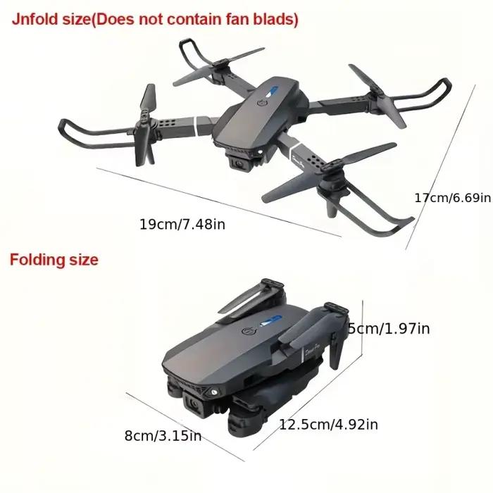 Mini Drone E88 avec double caméra