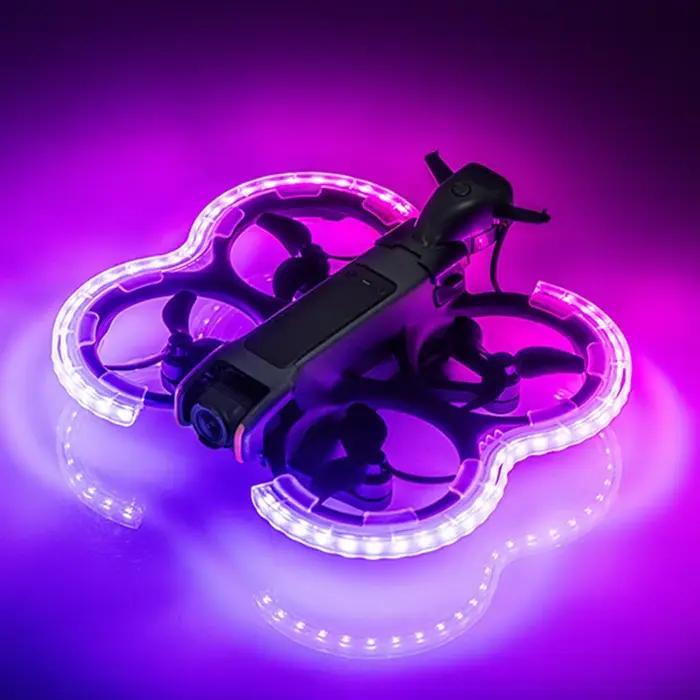 Nouveau Tech Drone lueur hélice garde pour DJI Avata 2 résistant aux rayures Anti-Collision housse de protection pour