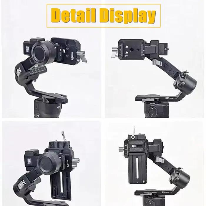 Plaque verticale de caméra pour DJI Ronin RS3 RS2 RS3 Pro RS3