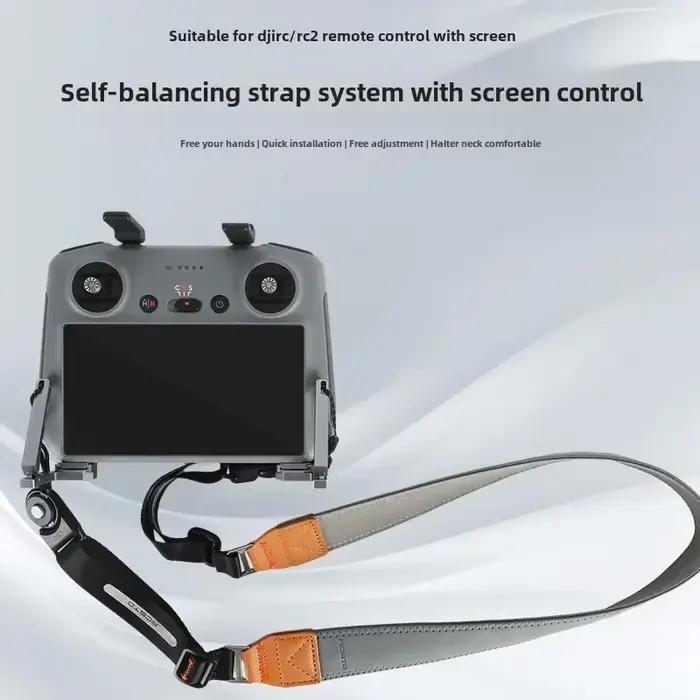 Lanière de cou avec support d'équilibre pour télécommande DJI RC/ RC 2 avec ceinture d'écran pour DJI Air 3 / Mini 3