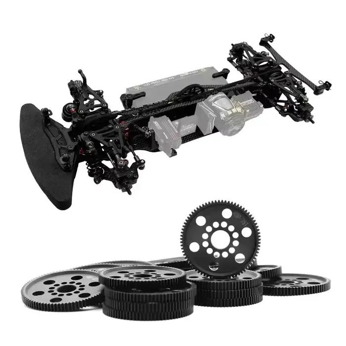 Engrenage principal à denture droite 48P 75T 78T 82T 85T 88T 90T pour 3Racing Sakura S XI XIS CS D4 D5 1/10 Pièces de mise à niveau et accessoires pour voiture RC