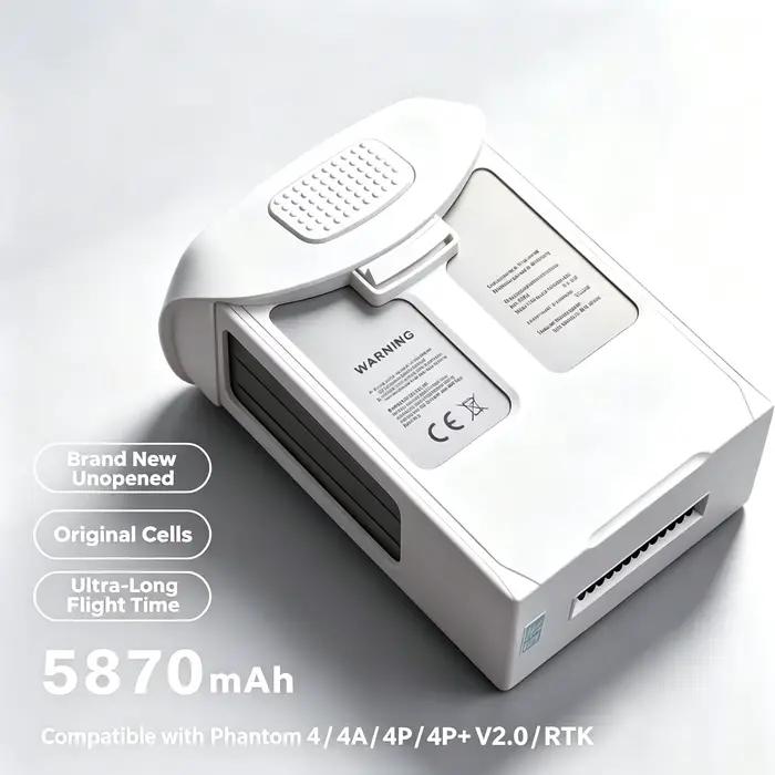 Nouvelle batterie Phantom 4 Pro compatible avec les drones de la série Phantom 4, accessoires de vol intelligents, 5870mAh 15.2V