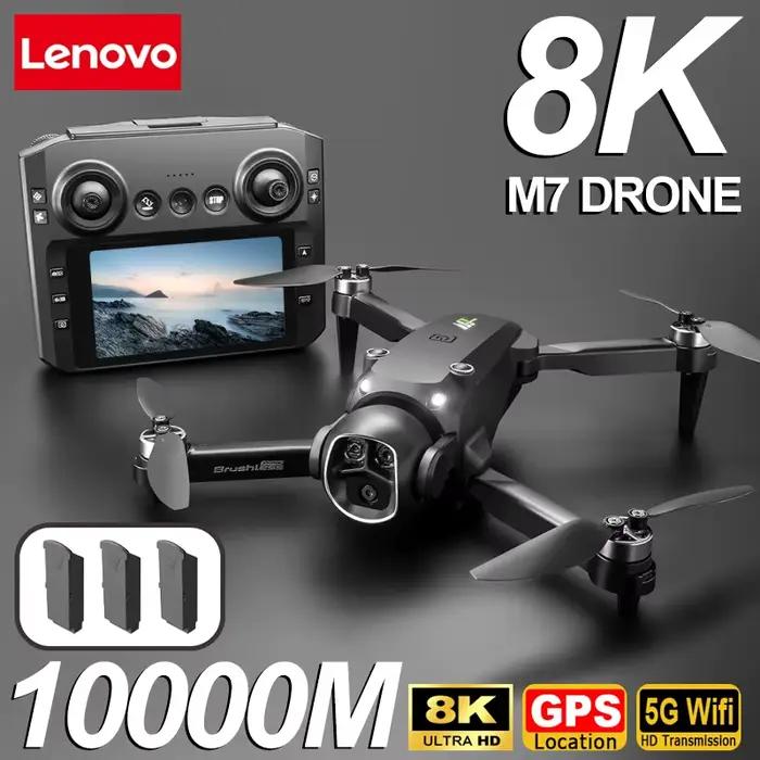 Drone Lenovo M7 8K avec double caméra HD pour photographie aérienne