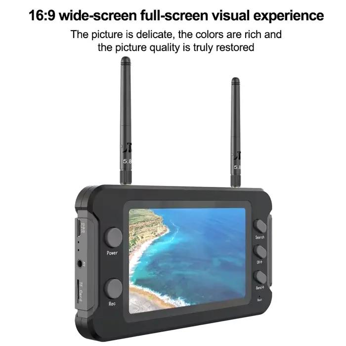 Moniteur FPV 5.8G avec DVR
