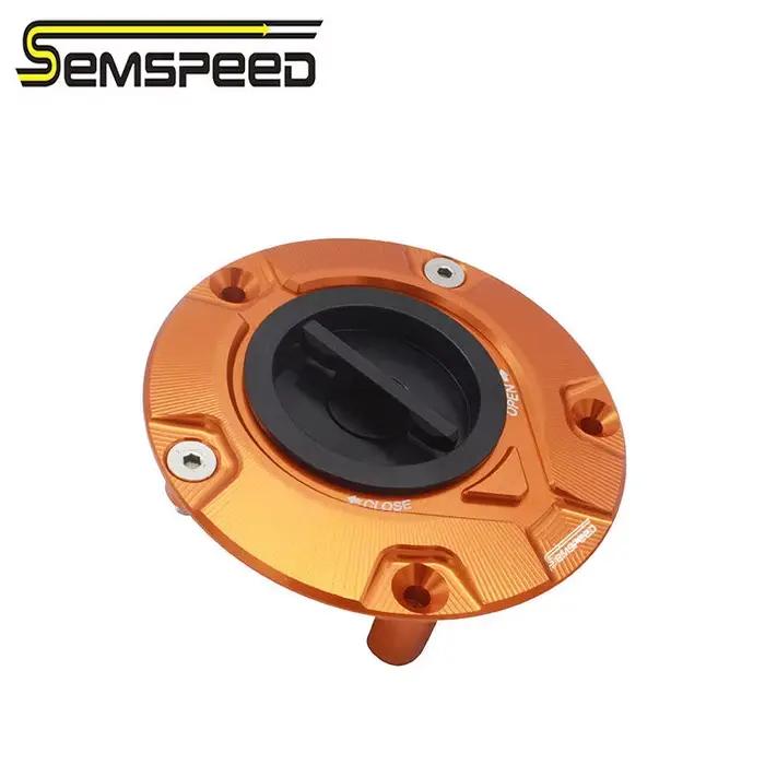 Bouchon de réservoir de carburant chromé pour moto Qjmotor Sport Racing SRK 350RR/400RR/421RR/450RR/550RR/550SR/600RC/600RS/800RR/921RR