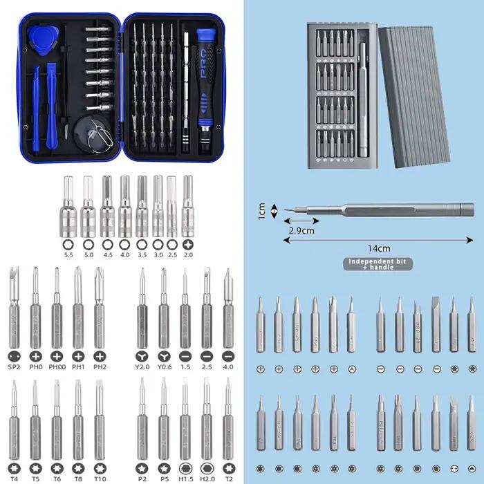 Kit de réparation de drones 36-en-1 MYOBO avec outils de précision pour drones DJI Mini Mavic Air Phantom et réparation de téléphones smartphones tablettes occasions spéciales