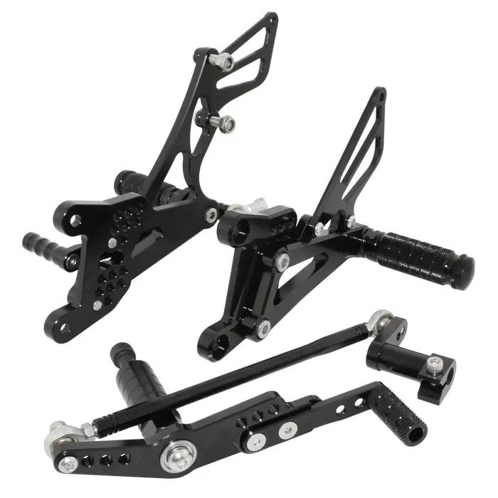 Repose-pieds réglables pour YAMAHA YZF R1 YZF-R1 2007 2008 RN19, course de moto noire