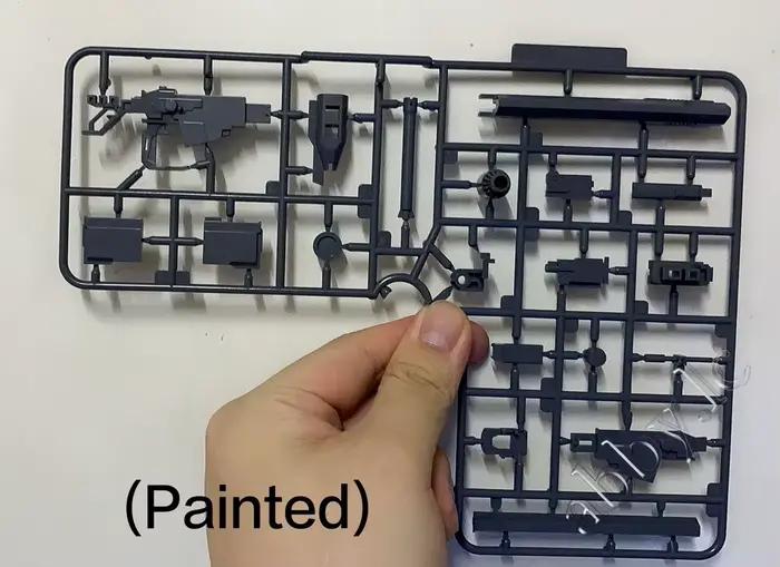Modèle en plastique de fusil d'anti-soleil de ASR-78 MS pour MG 1/100 Zaku I II 1 2 Le MS-06S C R de MSD Cucuruz Doan d'origine MS-05 la mobilité élevée