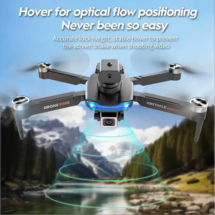 E99 K3 Pro Drone amélioré HD 8k Double caméra Mode de maintien élevé pliable RC WIFI FPV photographie aérienne quadrirotor jouets hélicoptère