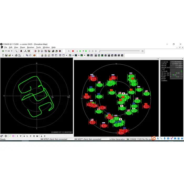 QUESCAN M10FD 10Hz FPV Drone M10 GPS GNSS Module avec boussole contrôleurs de vol GPS GLONASS Galileo BeiDou UBX + protocole NMEA