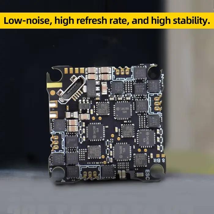 JHEMCU GHF435AIO V2 contrôleur de vol FC récepteur ELRS 2.4G intégré 20A ESC