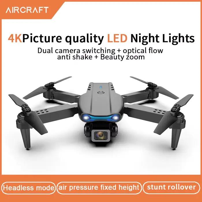 K3 E99 Pro RC Drone K3 quadrirotor professionnel WiFi FPV Mini Drones hélicoptères RC 4K double caméra télécommande enfants jouets cadeau