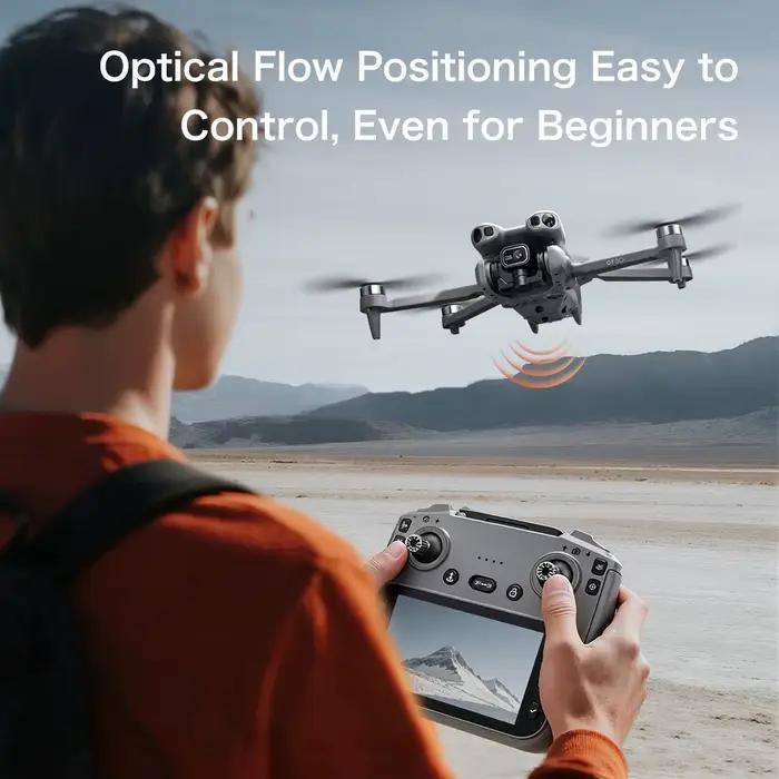 Drone professionnel GT50 8K HD avec double caméra, télécommande, grand écran, WIFI 5G, drone à évitement d'obstacles, quadricoptère