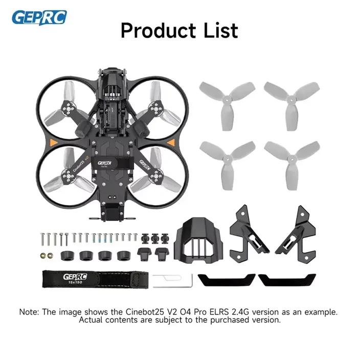 Drone FPV Cinématique GEPRC Cinebot25 V2 2.5 pouces