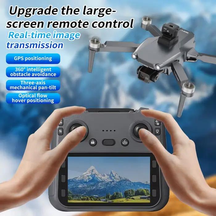 Nouveau Drone professionnel L600 Pro Max avec caméra 8K cardan 3 axes WIFI 360 ° Évitement d'obstacles grand écran FPV