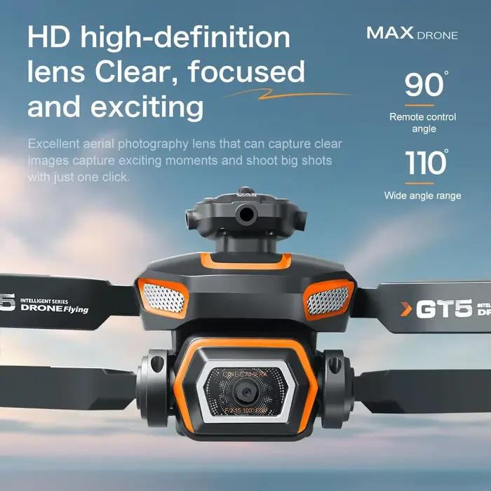 Mini Drone professionnel 4K double caméra 5G WIFI FPV moteur sans brosse évitement pliable quadrirotor Dron cadeaux