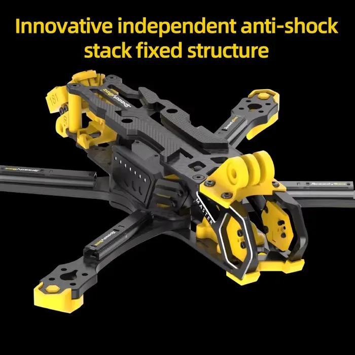 KIT de cadre de drone SpeedyBee Master 5 V2 5 pouces 130 ° FOV pour unité aérienne analogique/O3 VTX/Link RC FPV Racing