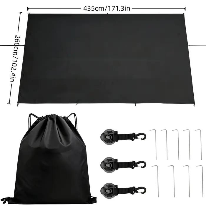 Tente de hayon pour SUV, auvent de camping pour coffre de voiture, tente d'intimité pour hayon de remorque, fourgonnette, véhicule à hayon, camping-car, pique-nique