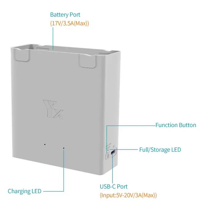 Nouveau chargeur Intelligent de batterie de Hub de charge d'affichage numérique bidirectionnel pour Drone de banque