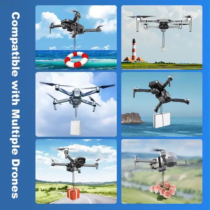 Universal Drone Airdrop Thrower System 2.4 Remote Control General Payload Delivery