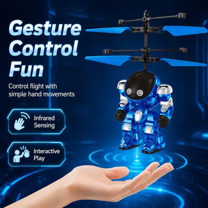 Robot Mech Warrior volant commandé par gestes – Mini drone