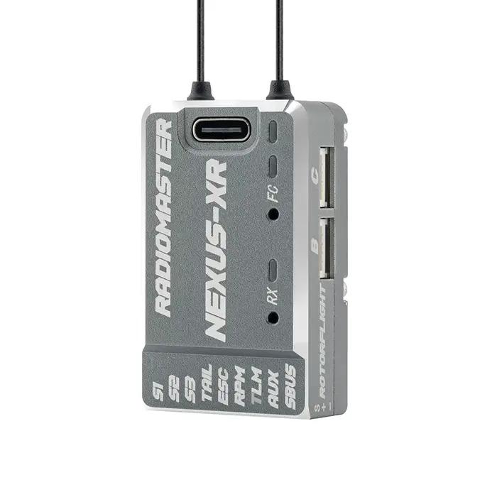 Radiomaster NEXUS-XR contrôleur de vol d'hélicoptère intégré double SX1281 2.4GHz récepteur ExpressLRS