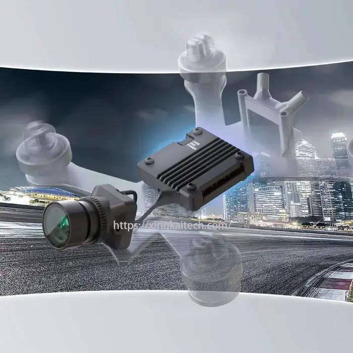CADDX Gazer FPV Caméra analogique 1920x1080P 50FPS 3x AI Zoom optique FOV131.6 ° Drone quadrirotor