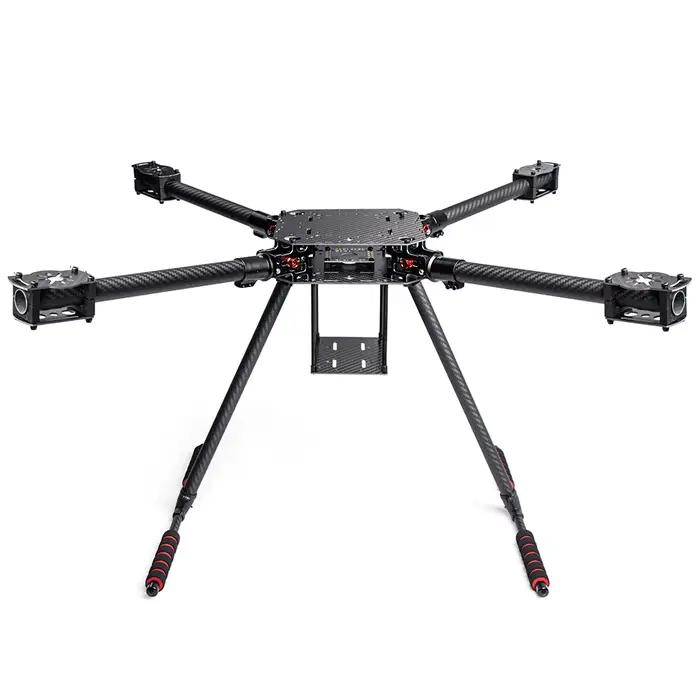Cadre pliable de quadrirotor de fibre de carbone avec le train d'atterrissage 13 14 15 16 17 Drone complet de 18 pouces