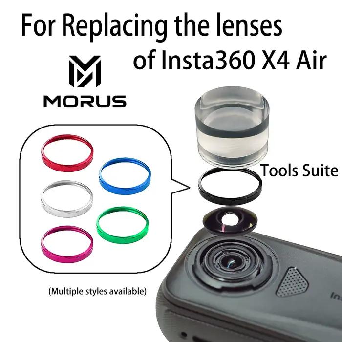 Objectif d'appareil photo sport MORUS pour caméra Insta360 X4 Air