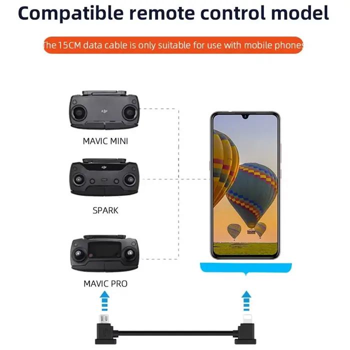 Câble de données OTG pour télécommande de téléphone et tablette