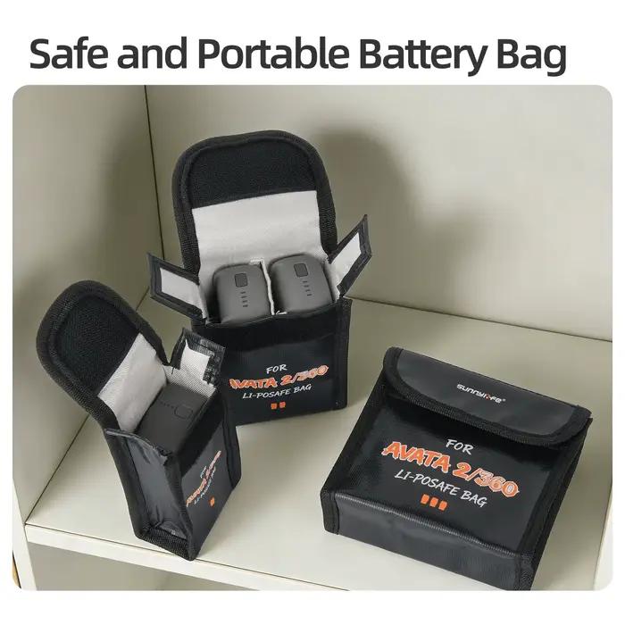 Sac de sécurité pour batterie de drone DJI Avata 360/2