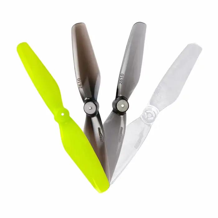 Hélices Gemfan 2610-2 pour drones de course compatibles avec moteurs creux pour performances aériennes maximales occassions spéciales compétitions drones de course