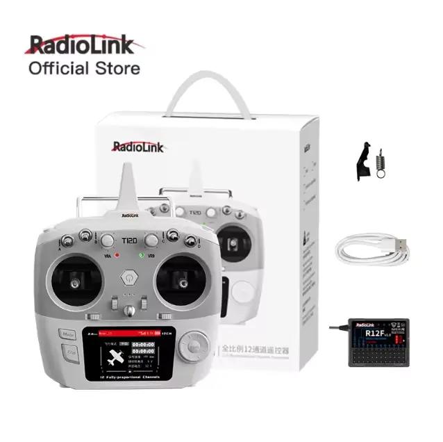 Radiolink T12D 2.4Ghz 12 canaux entièrement proportionnels émetteur avec récepteur R12F télécommande pour Drone avion bateau
