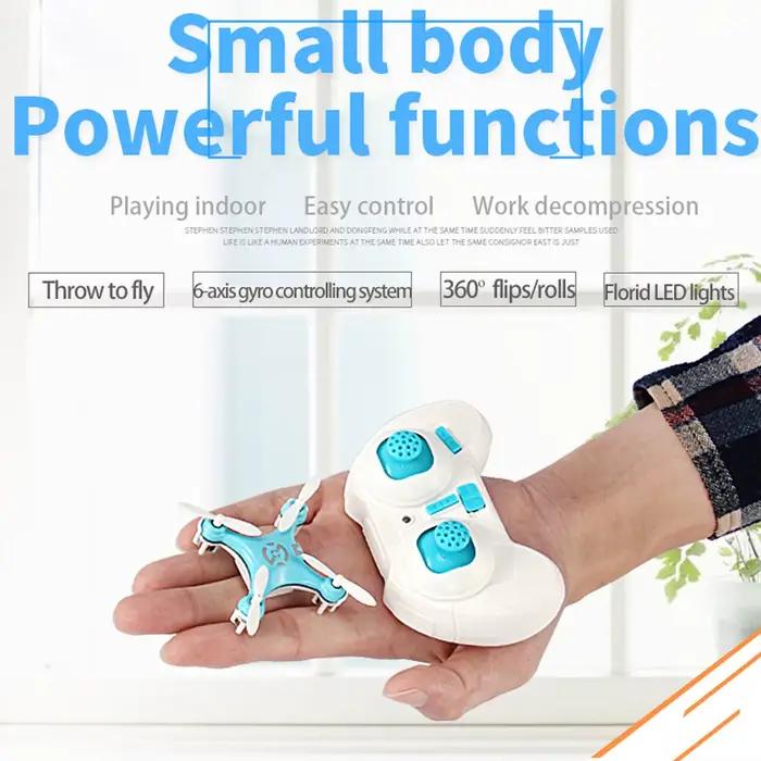 10 Mini Drone Rc 2.4g 4CH RC télécommande quadrirotor hélicoptère
