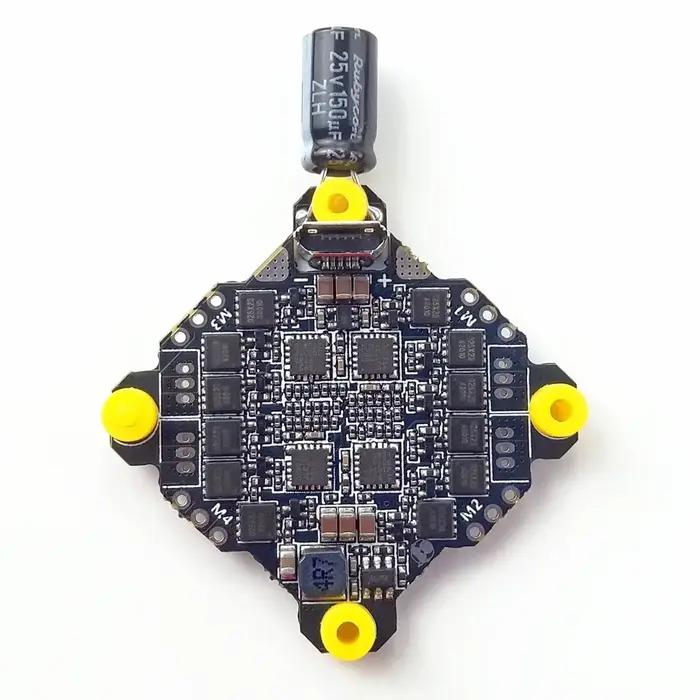 DarwinFPV F411 BL_S AIO contrôleur de vol Whoop Blheli_S Betaflight F4 15A OSD BEC BL_S 1-3S 4In1 ESC pour Drone RC course FPV