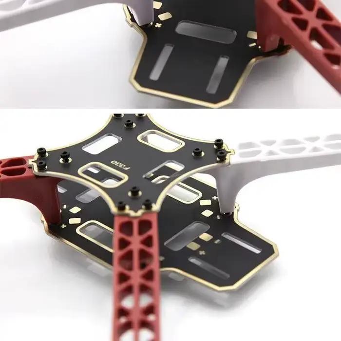 F330 rack avion drone compétition spécifique intégré quadrirotor coulant panneau d'or PCB modèle cadre d'avion