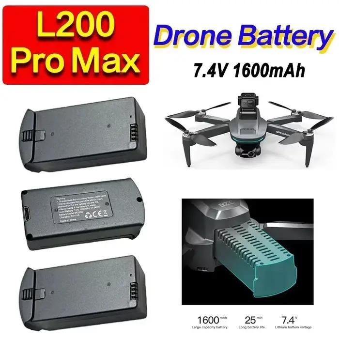 LYZRC L200 Pro/L200 Pro MAX batterie de Drone 7.4V 1600mAh