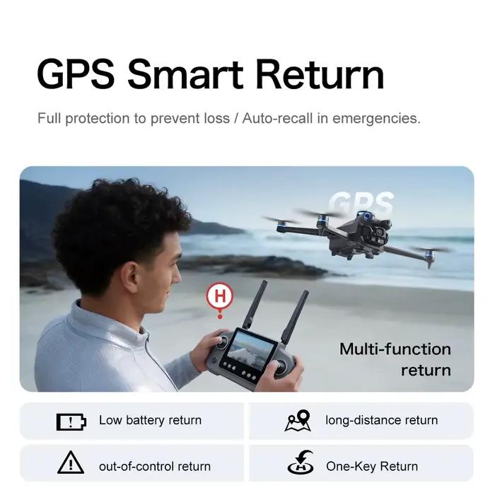 Drone de contrôle à distance GT50 PRO avec écran 4