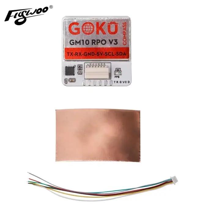 FLYWOO GOKU GM10 Pro V3 Module GNSS (GPS + boussole) - Haute précision pour les drones FPV Racing/FreeStyle (retour à la maison)