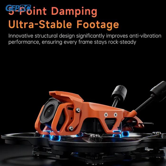 GEPRC DarkStar22 FPV Quadcopter O4 unité aérienne PRO /WTFPV SPEEDX2 1104 7500KV TAKER F405 ELRS2.4 AIO Orange gris RC Drone Freestyle