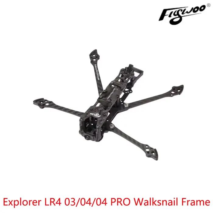 Flywoo Explorer LR O3/O4/O4 PRO LR 4 ''kit de cadre Walksnail les pièces de bricolage de drone fpv Ultra-Compact ultimes