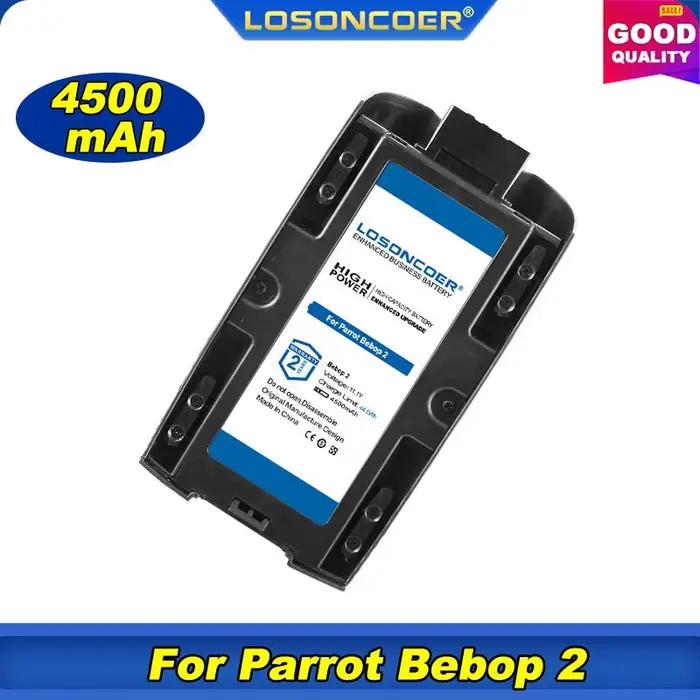 LObly COER-Batterie de contrôleur pour importateur Parrot Bebop 2 Skycontrmatérielle 2 crevette