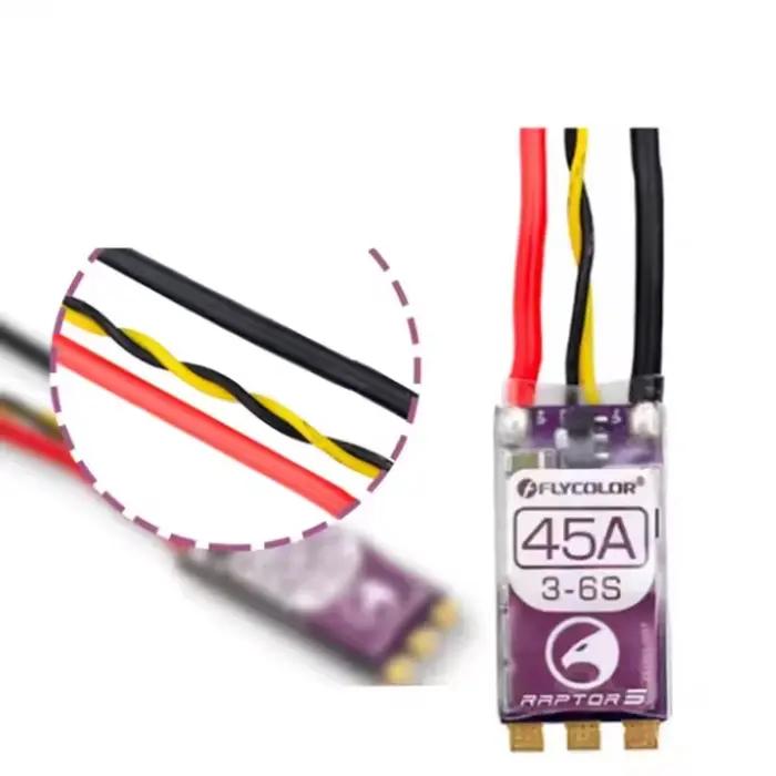 FLYCOLOR Raptor 5 20A 35A 45A 50A multi-rotor sans balais ESC 3-6S 32 bits G701 PWM 128K pour Drone de course RC FPV