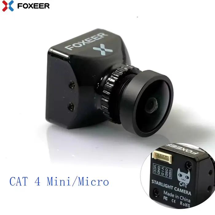 Caméra FPV Foxeer CAT4 Mini Cat / Micro Cat 4 1200TVL Starlight 0.00001Lux à faible latence