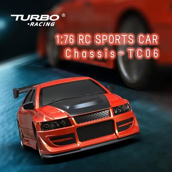 Turbo Racing 1/76 C76 course à pied plate MINI RTR modèle télécommandé voiture sur route jouets de bureau